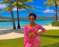 The star is a travel enthusiast and vacationed at Bora Bora in November 2020.
